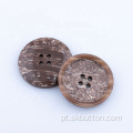 Botões do shell do coco 4-buracos da resina para venda